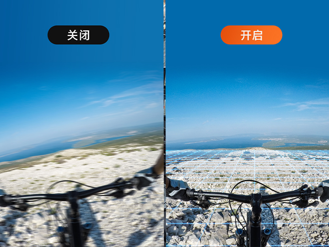 采用PilotSteady™防抖科技