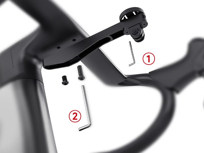 专为公路车一体把设计 轻松安装